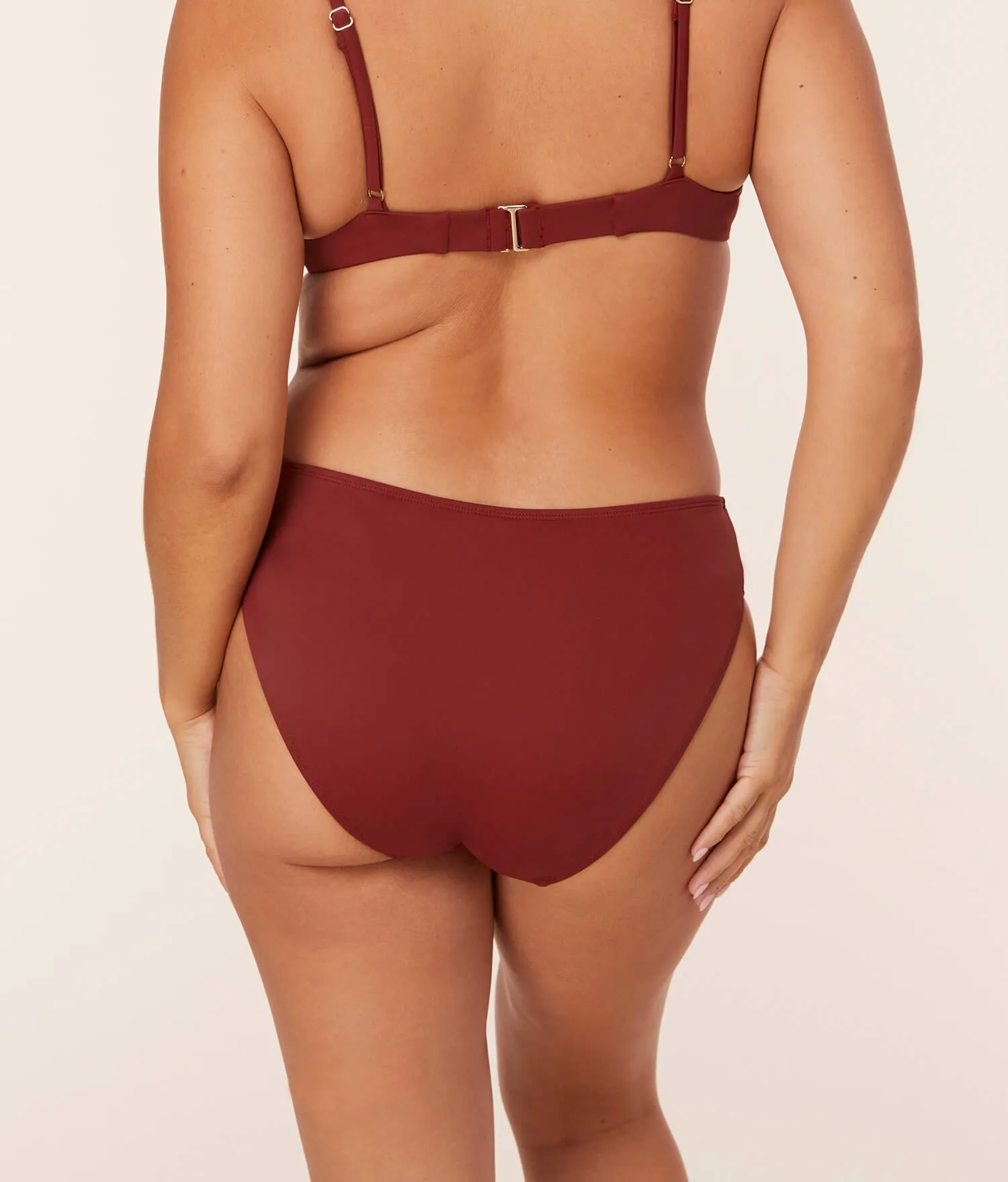 The Bikini Bottom - Eco Nylon - Truffle