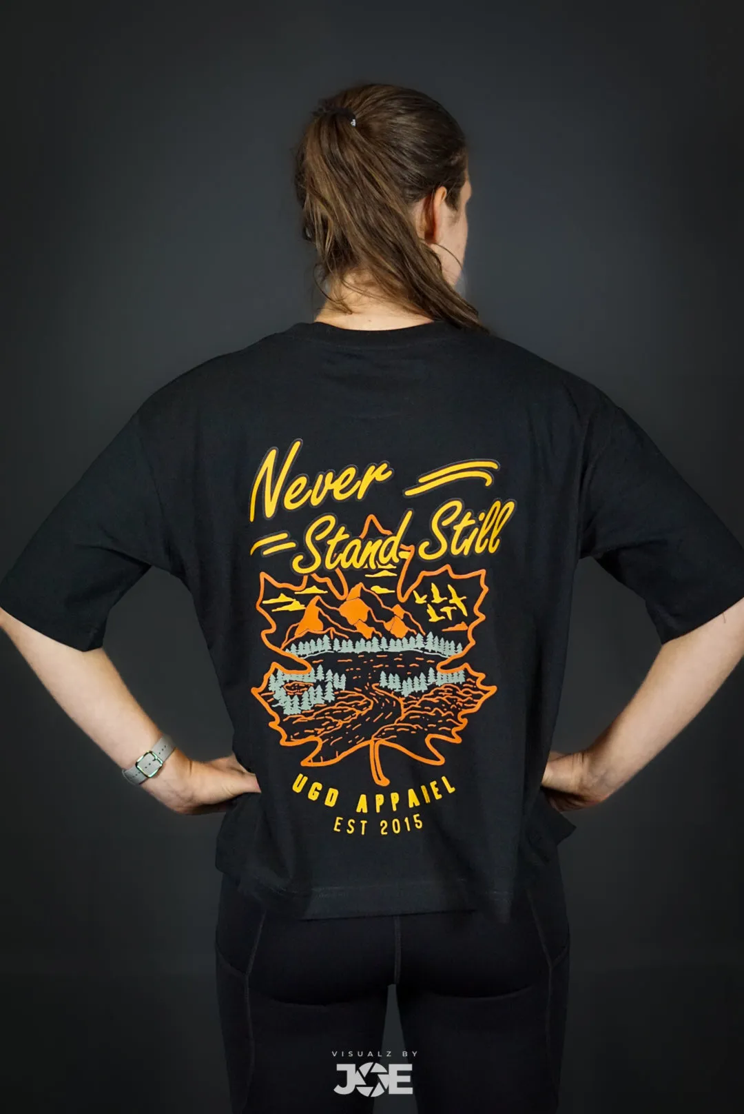 UGD Apparel 'NEVER STAND STILL' Women's Oversize Tee