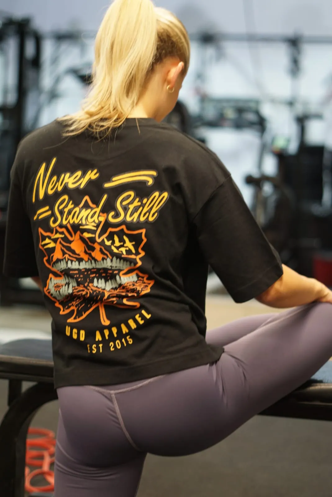 UGD Apparel 'NEVER STAND STILL' Women's Oversize Tee