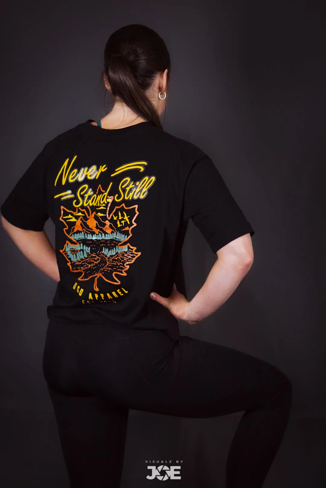 UGD Apparel 'NEVER STAND STILL' Women's Oversize Tee