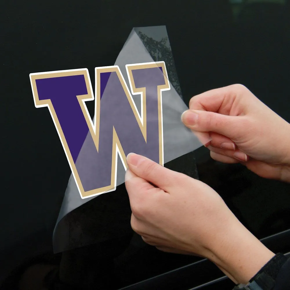 WASHINGTON HUSKIES PERFECT CUT COLOR DECAL 8 X 8