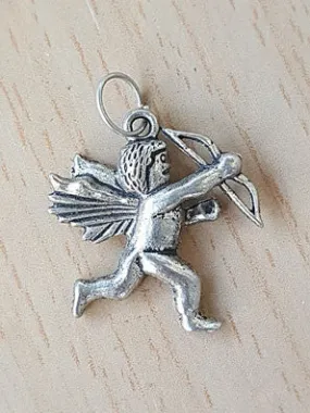 White Metal Angel Charm