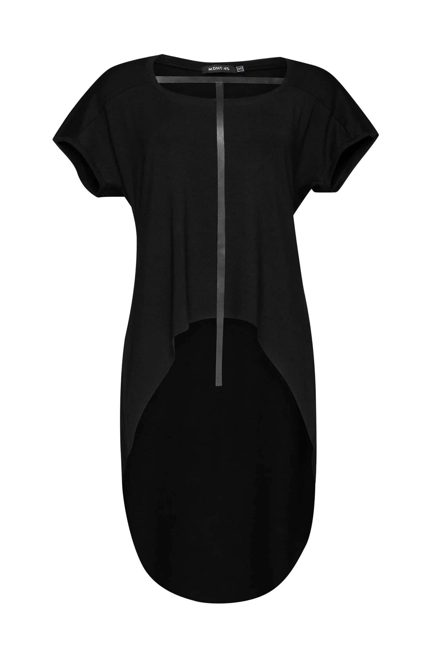 Women Black Train Tunic