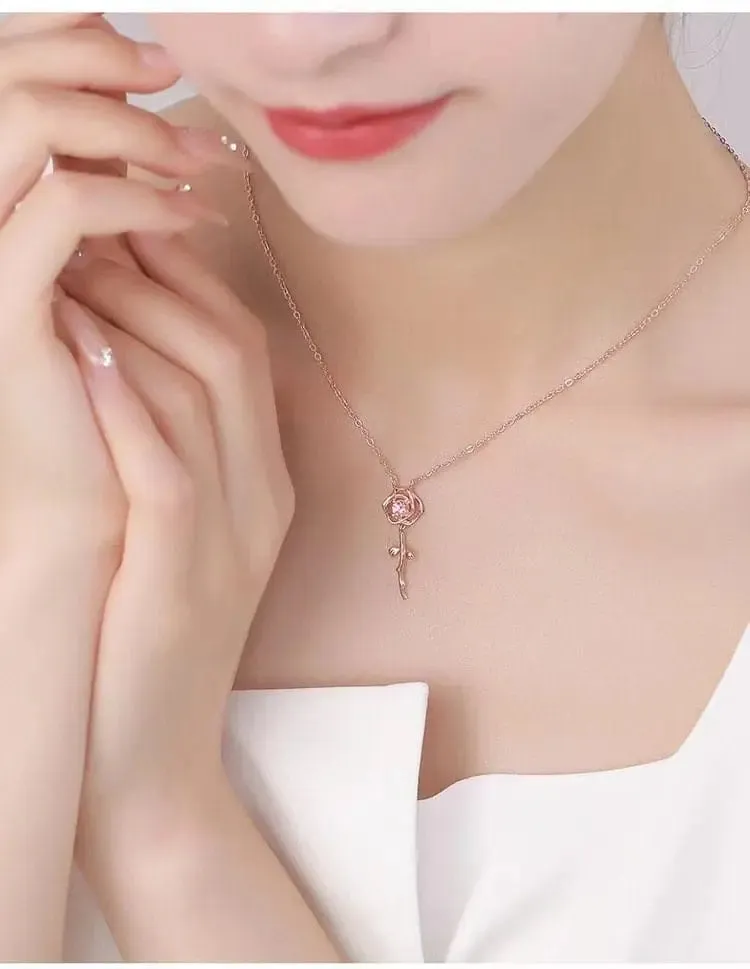 You Are My Rose Necklace W418